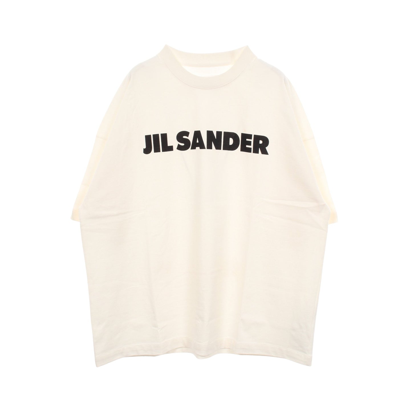 ロゴ オーバーサイズ 半袖Tシャツ コットン ホワイト ジルサンダー