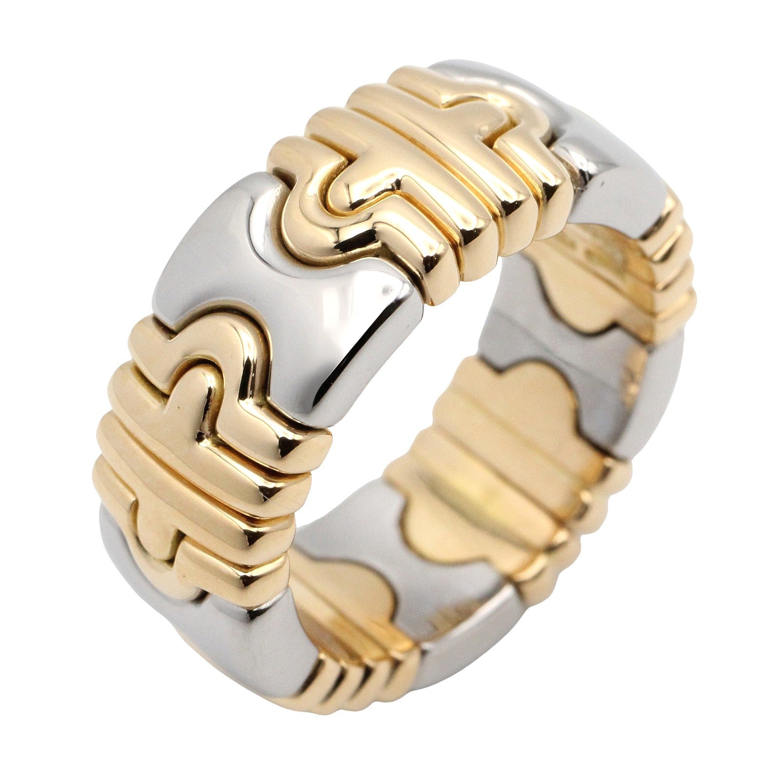 パレンテシ リング リング 指輪 K18YG ステンレススチール ゴールド シルバー イエローゴールド ブルガリ アクセサリー BVLGARI