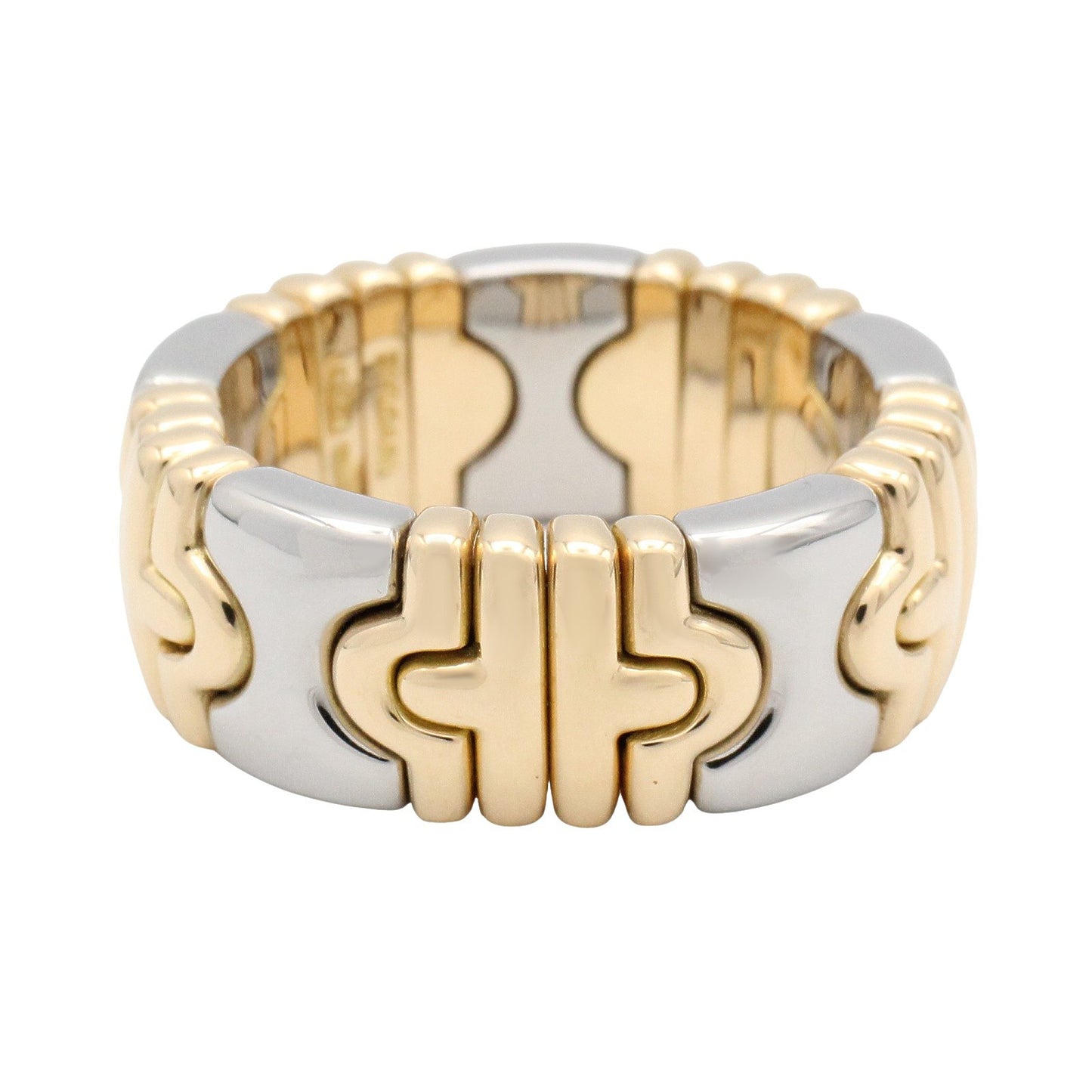 パレンテシ リング リング 指輪 K18YG ステンレススチール ゴールド シルバー イエローゴールド ブルガリ アクセサリー BVLGARI