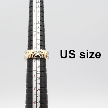 パレンテシ リング リング 指輪 K18YG ステンレススチール ゴールド シルバー イエローゴールド ブルガリ アクセサリー BVLGARI