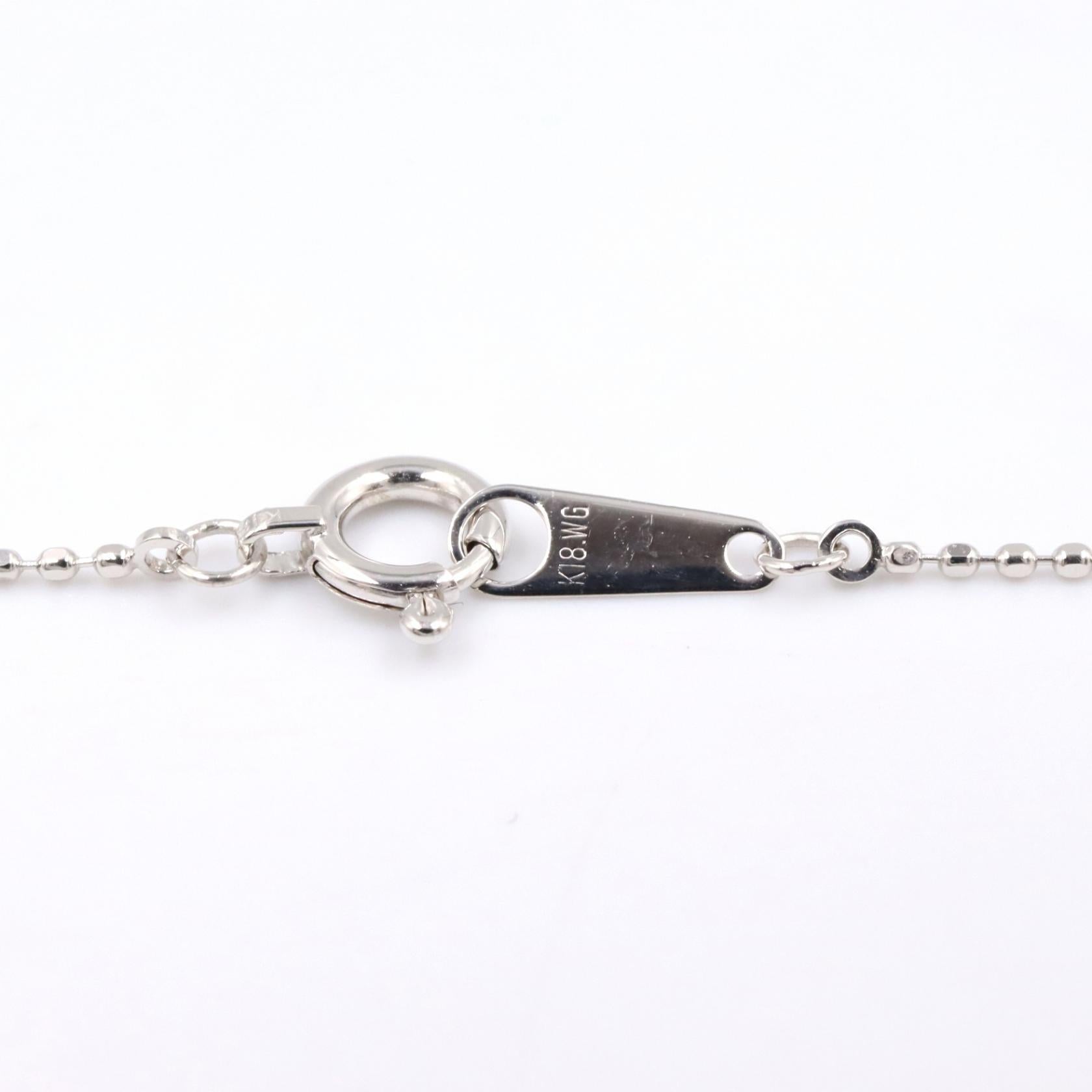 ダイヤ ネックレス ネックレス K18WG ダイヤモンド ホワイトゴールド クリア セリーヌ アクセサリー CELINE