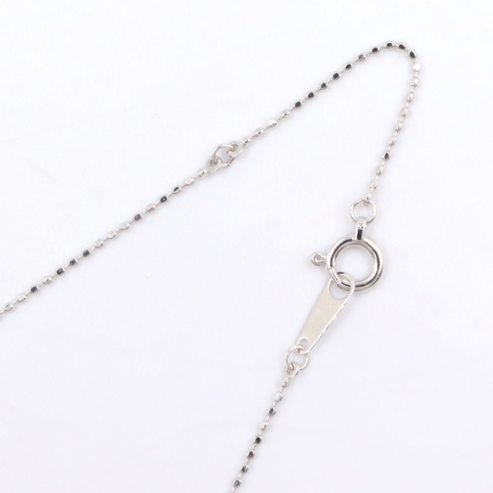 ダイヤ ネックレス ネックレス K18WG ダイヤモンド ホワイトゴールド クリア セリーヌ アクセサリー CELINE