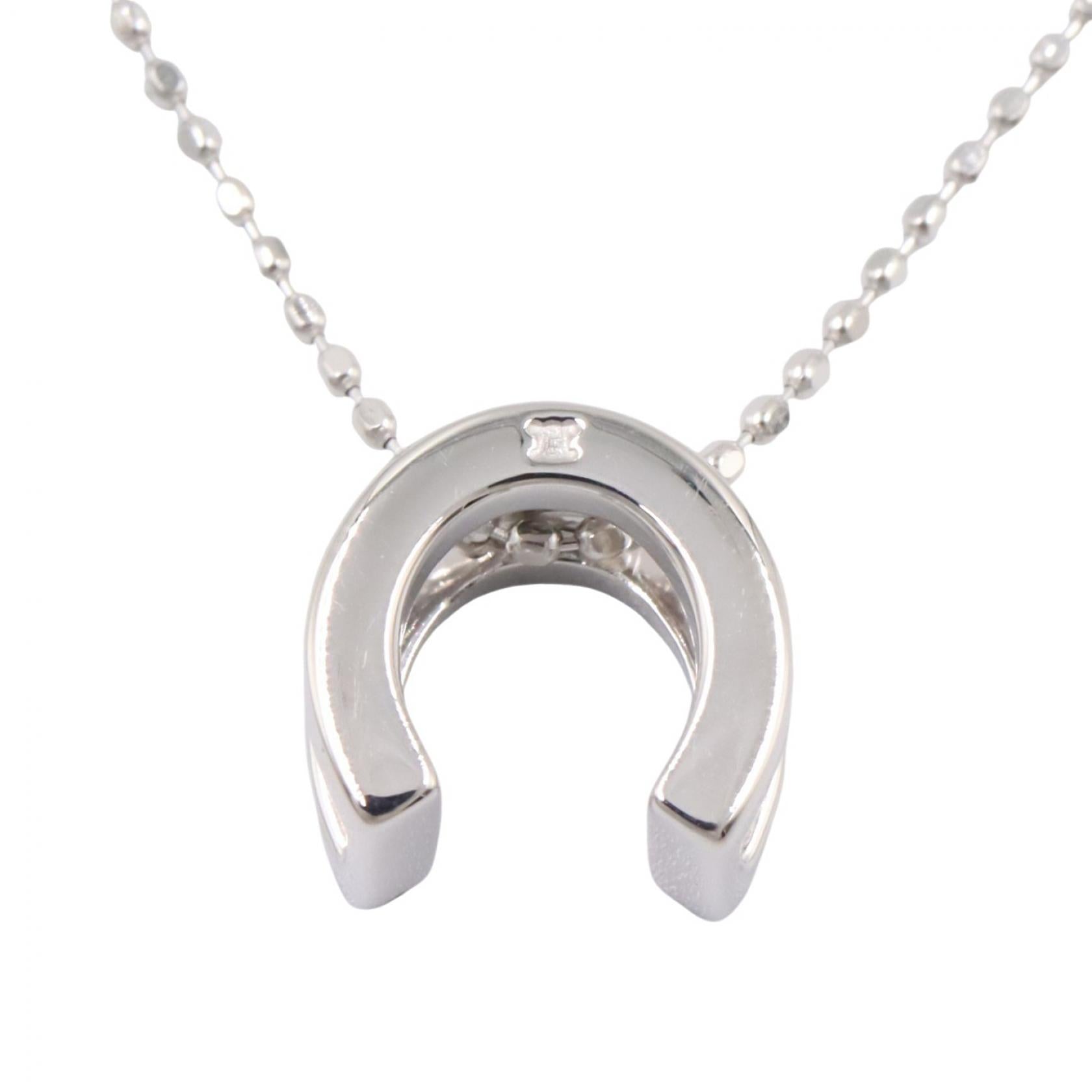 ダイヤ ネックレス ネックレス K18WG ダイヤモンド ホワイトゴールド クリア セリーヌ アクセサリー CELINE
