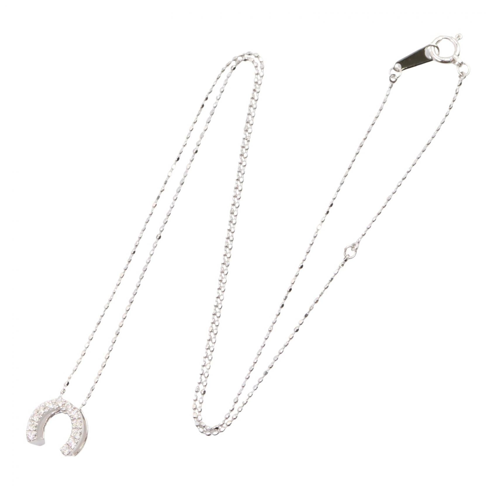 ダイヤ ネックレス ネックレス K18WG ダイヤモンド ホワイトゴールド クリア セリーヌ アクセサリー CELINE
