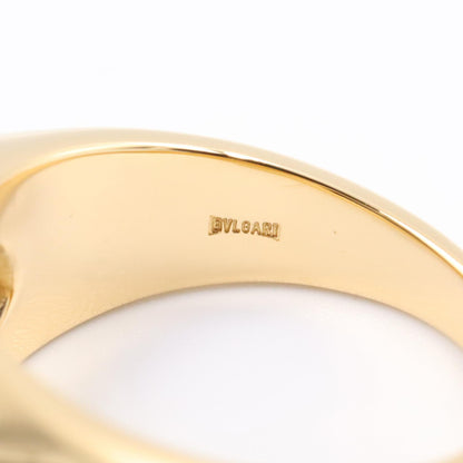 トロンケット ヘマタイト リング リング 指輪 K18YG ヘマタイト イエローゴールド ネイビー ブルガリ アクセサリー BVLGARI