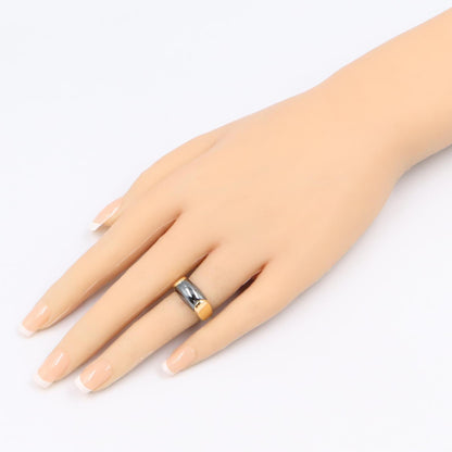 トロンケット ヘマタイト リング リング 指輪 K18YG ヘマタイト イエローゴールド ネイビー ブルガリ アクセサリー BVLGARI