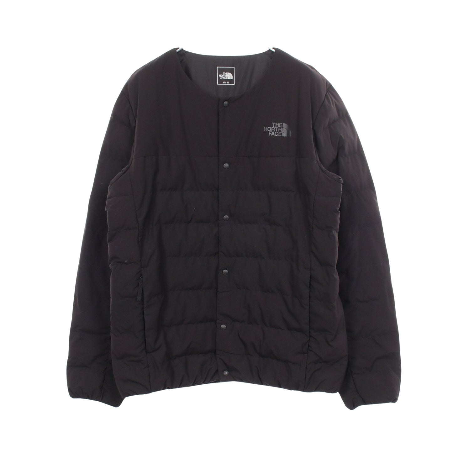 M'S LEWES EX T CARDIGAN 中綿 ノーカラージャケット ブラック ザノースフェイス ホワイトレーベル