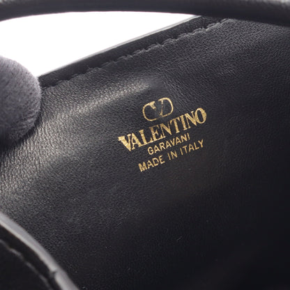 Vロゴ 2WAY ハンドバッグ レザー ブラック ヴァレンティノガラヴァーニ