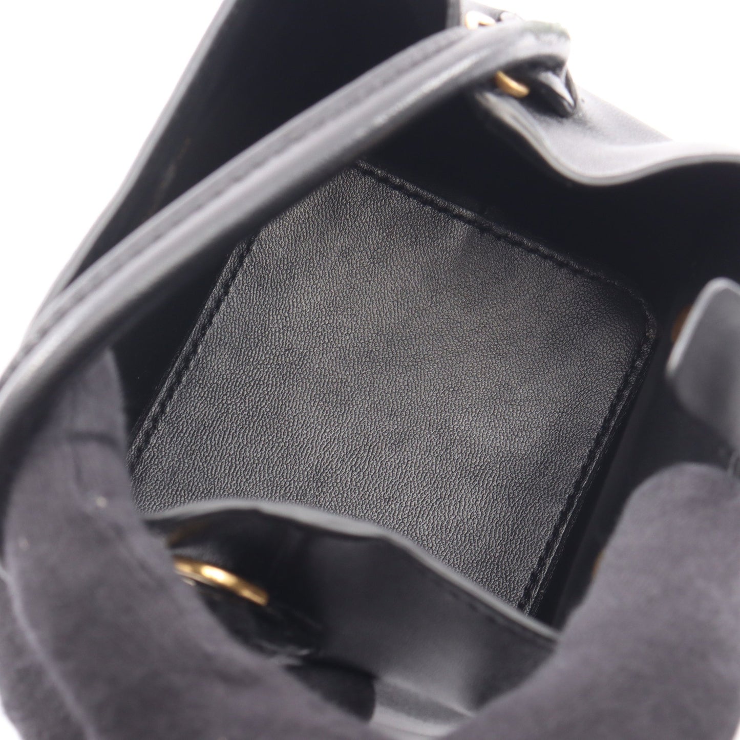 Vロゴ 2WAY ハンドバッグ レザー ブラック ヴァレンティノガラヴァーニ
