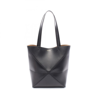PUZZLE TOTE MEDIUM ハンドバッグ トートバッグ レザー ブラック ロエベ
