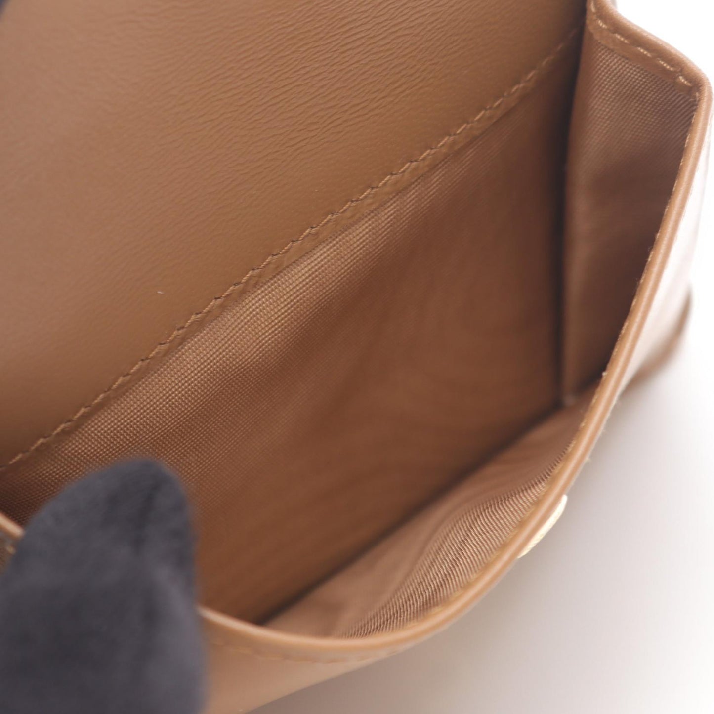 MATELASSE マテラッセ 二つ折り財布 レザー ブラウン ミュウミュウ