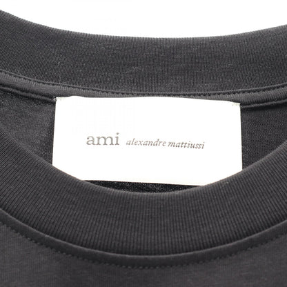 AMI DE COEUR 半袖Tシャツ コットン ブラック アミアレクサンドルマテュッシ
