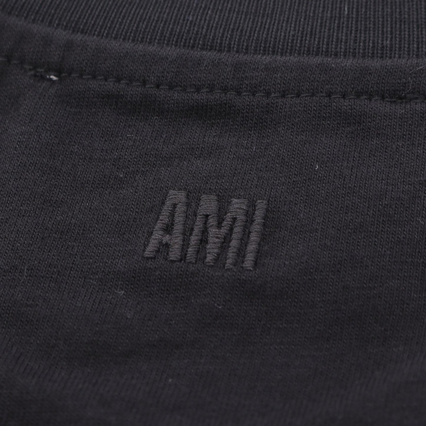 AMI DE COEUR 半袖Tシャツ コットン ブラック アミアレクサンドルマテュッシ