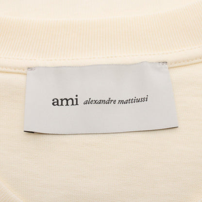 AMI DE COEUR エンボスロゴ カットソー コットン アイボリー アミアレクサンドルマテュッシ