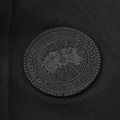 NOVO T-SHIRT TONAL LABEL ノヴォ 半袖Tシャツ コットン ブラック カナダグース