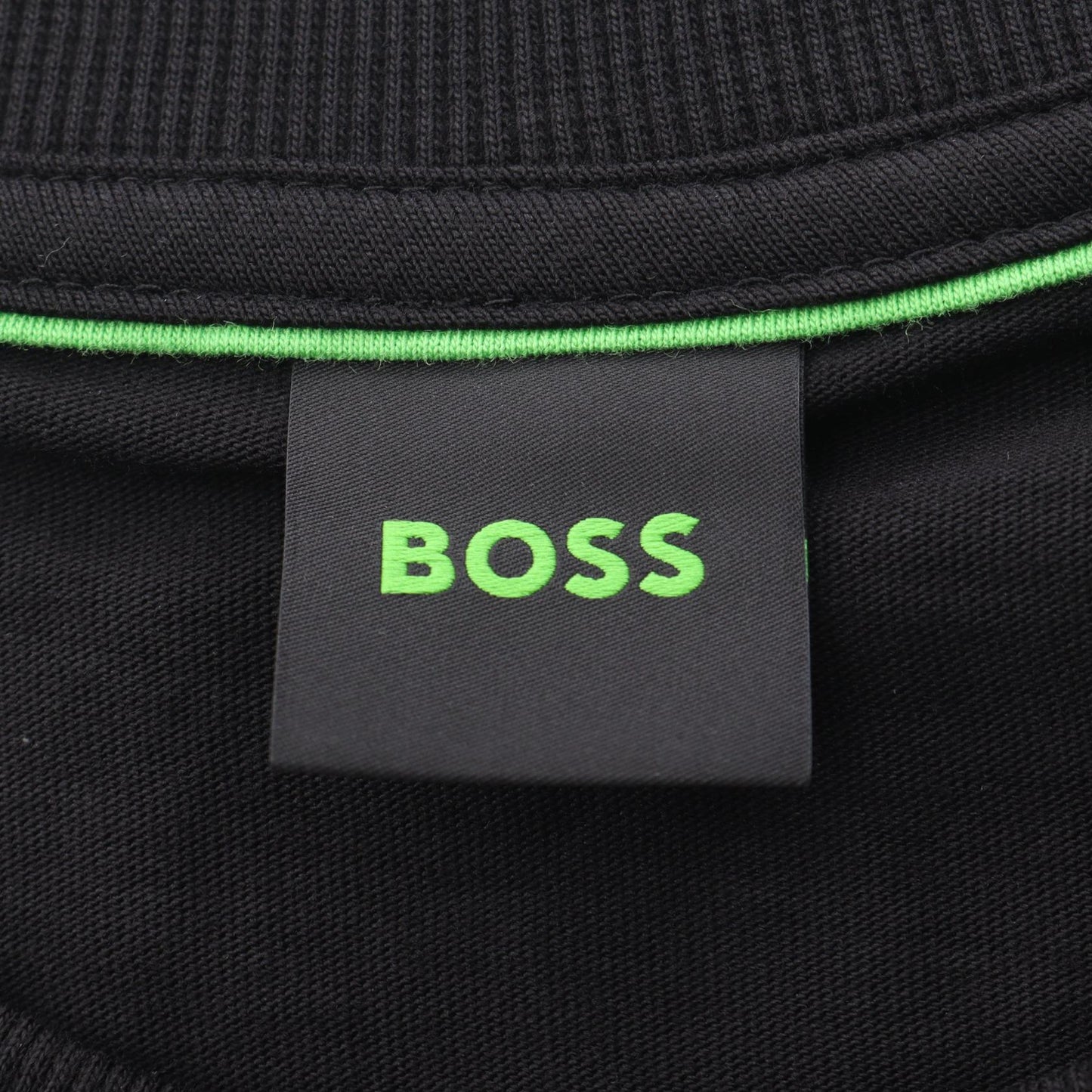 ロゴ 半袖Tシャツ コットン ブラック ヒューゴボス