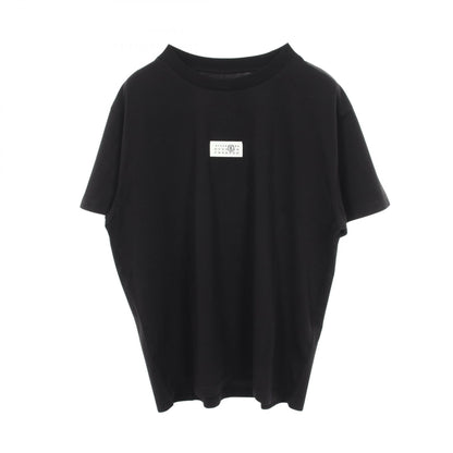 ニューメリック ナンバリングロゴ 半袖Tシャツ コットン ブラック エムエムシックスメゾンマルジェラ