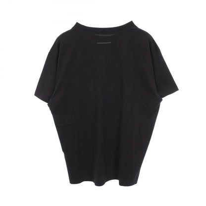 ニューメリック ナンバリングロゴ 半袖Tシャツ コットン ブラック エムエムシックスメゾンマルジェラ