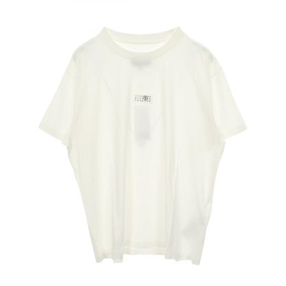 ナンバリングロゴ 半袖Tシャツ コットン ホワイト エムエムシックスメゾンマルジェラ