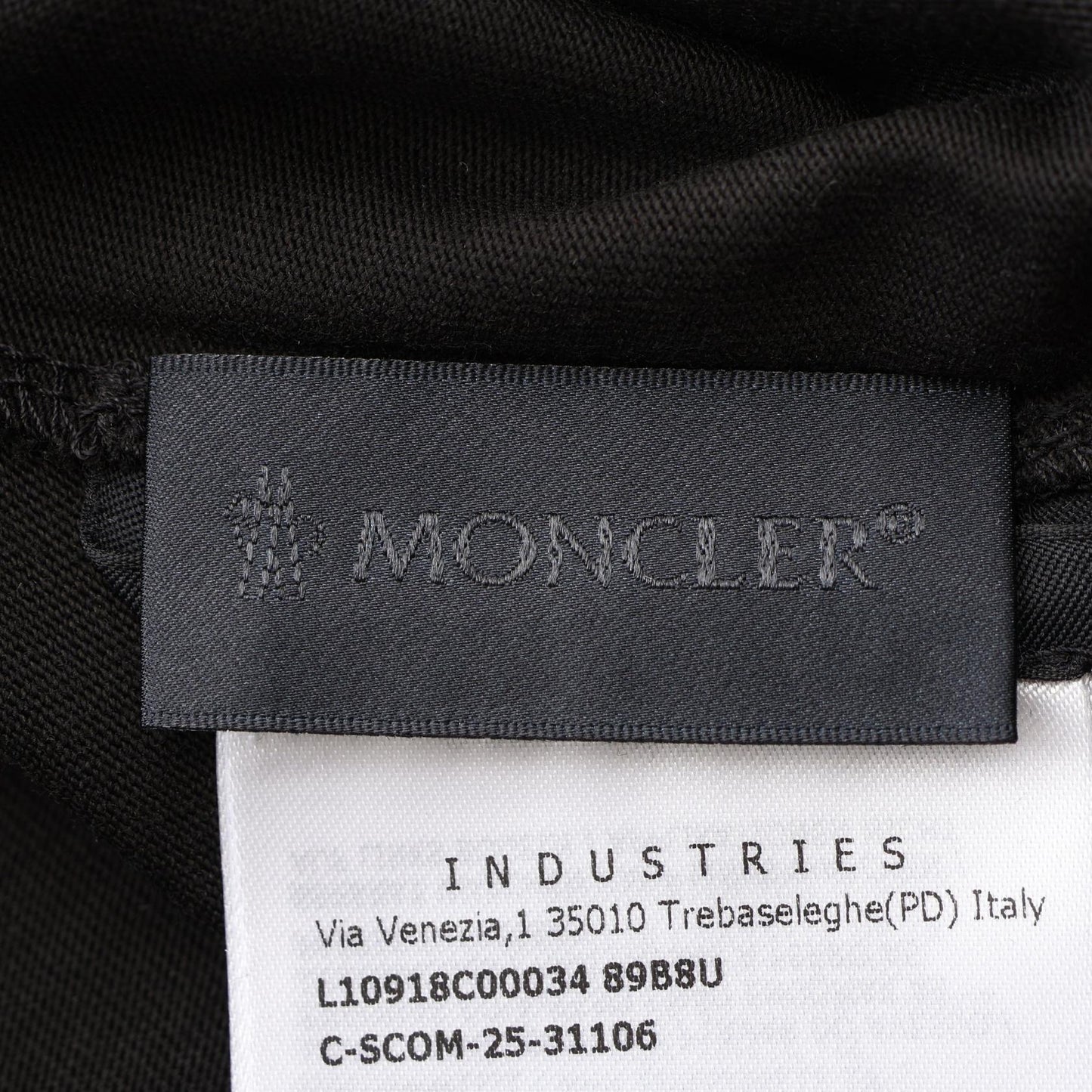 グラフィックモチーフ 半袖Tシャツ コットン ブラック モンクレール
