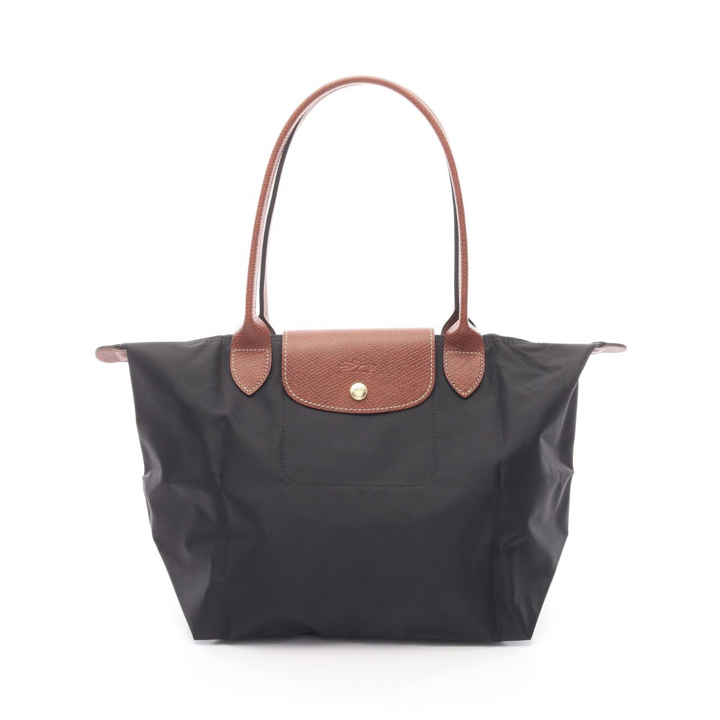 LE PLIAGE ORIGINAL M ル プリアージュ オリジナル M ハンドバッグ トートバッグ キャンバス レザー ブラック ブラウン ロンシャン