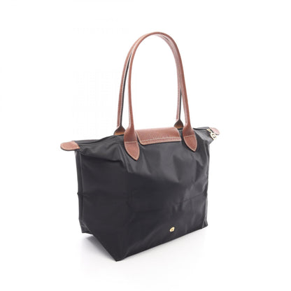 LE PLIAGE ORIGINAL M ル プリアージュ オリジナル M ハンドバッグ トートバッグ キャンバス レザー ブラック ブラウン ロンシャン