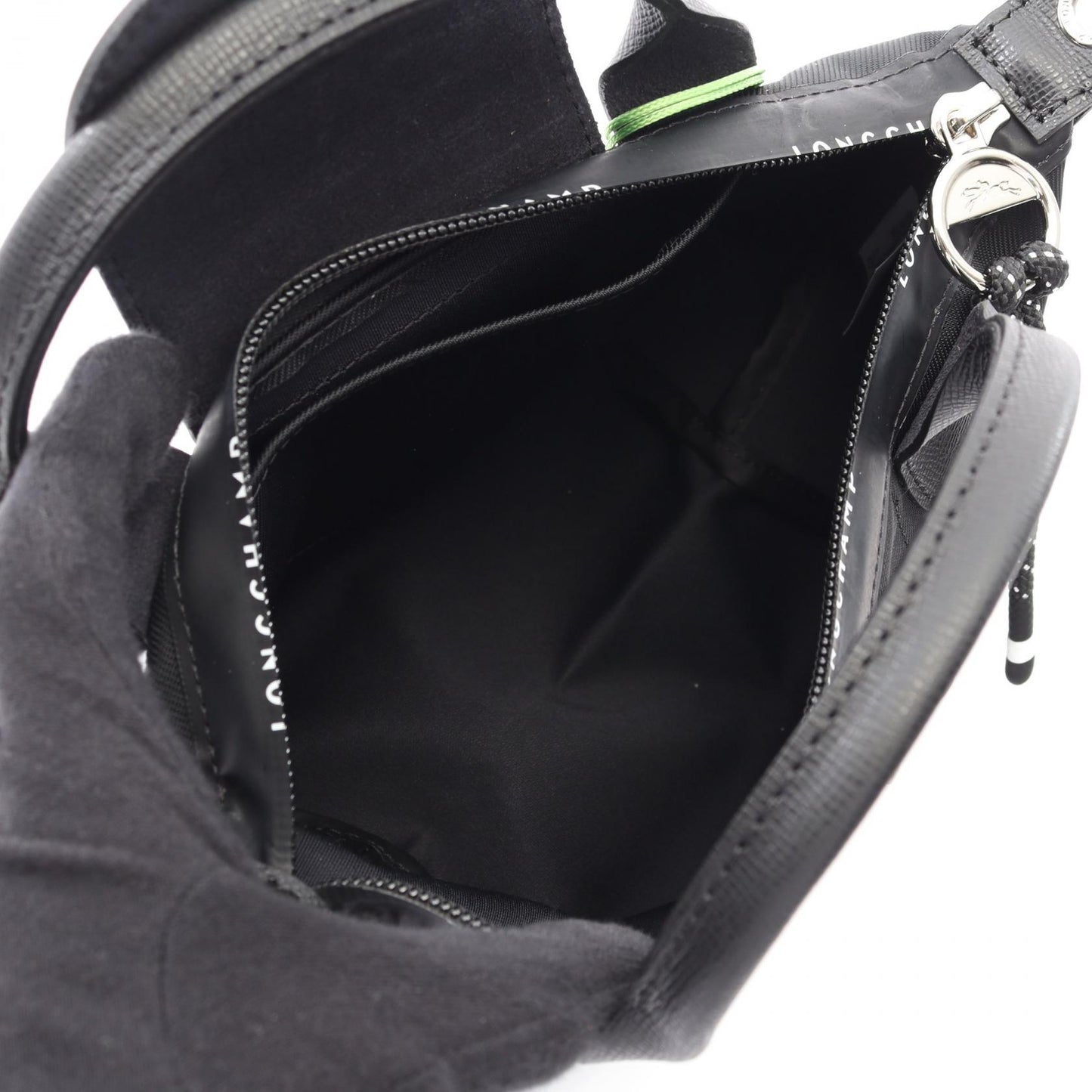 ル プリアージュ エナジー XS 2WAY ハンドバッグ キャンバス レザー ブラック ロンシャン