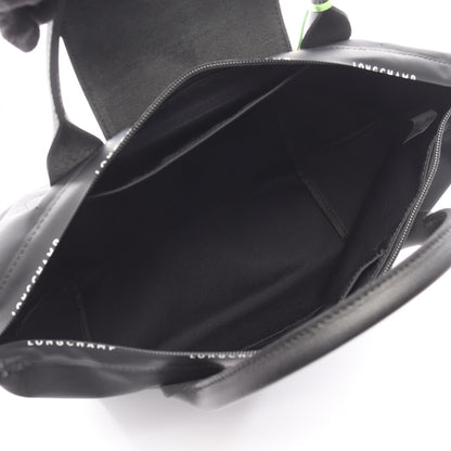 ル プリアージュ エナジー S トップハンドル 2WAY ハンドバッグ トートバッグ キャンバス レザー ブラック ロンシャン