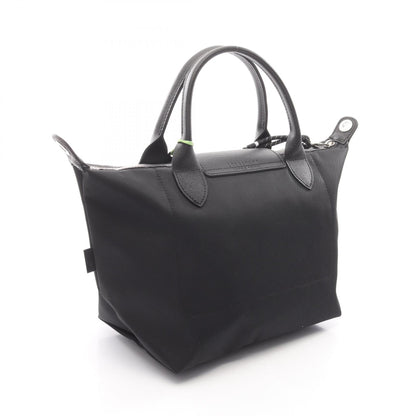 ル プリアージュ エナジー S トップハンドル 2WAY ハンドバッグ トートバッグ キャンバス レザー ブラック ロンシャン