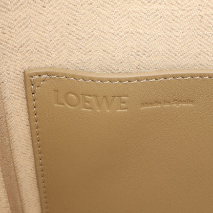FONT TOTE フォント トート スモール 2WAY ハンドバッグ トートバッグ キャンバス レザー ベージュ ロエベ