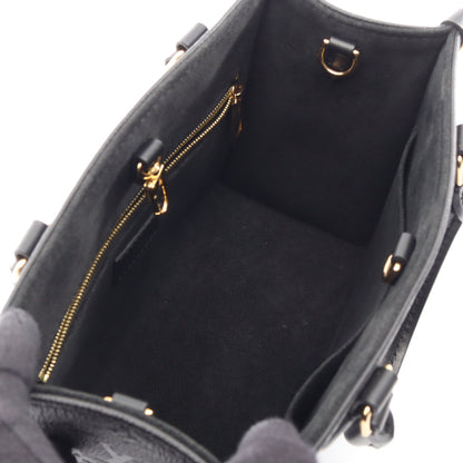オンザゴーPM モノグラムアンプラント ノワール 2WAY ハンドバッグ レザー ブラック ルイヴィトン バッグ LOUIS VUITTON