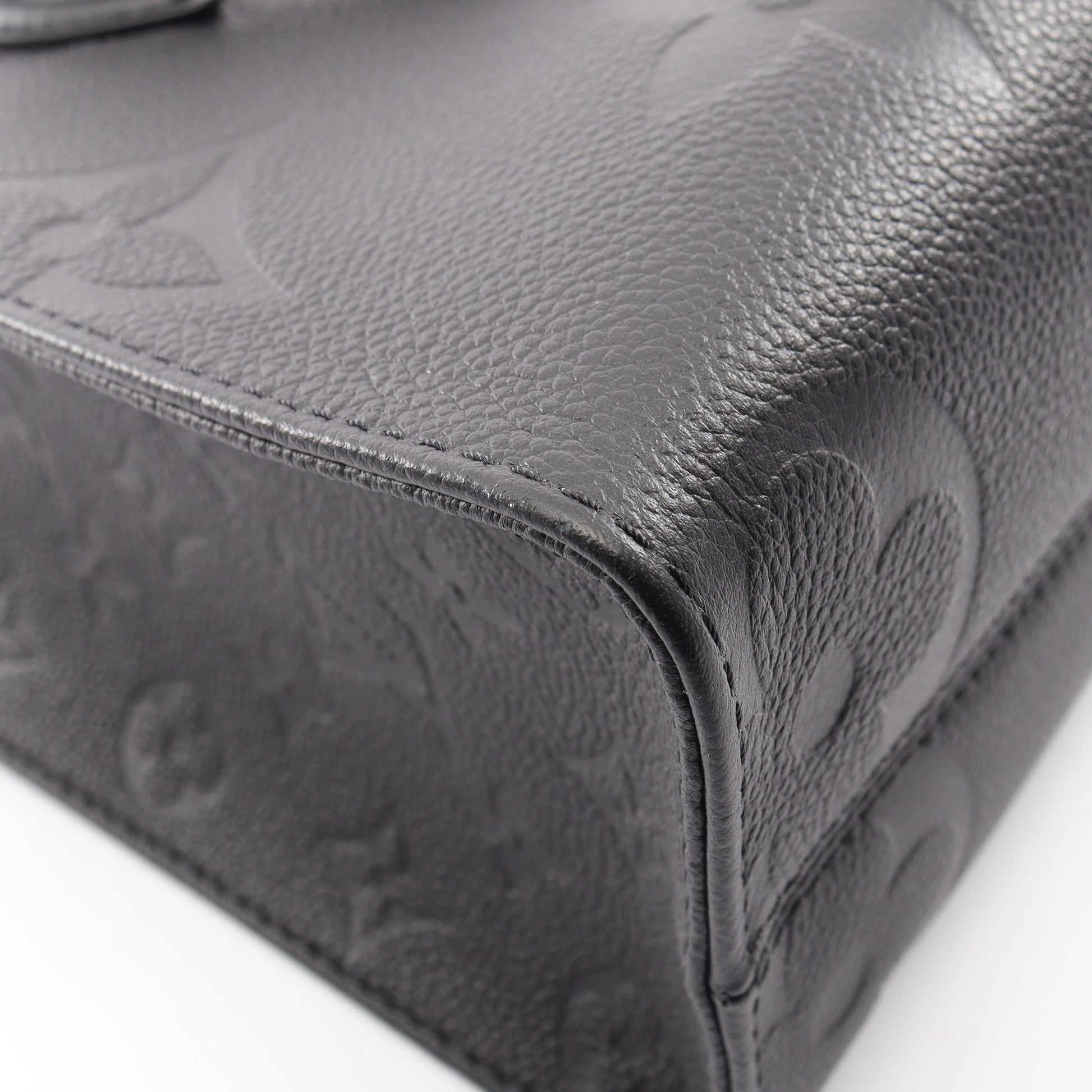 オンザゴーPM モノグラムアンプラント ノワール 2WAY ハンドバッグ レザー ブラック ルイヴィトン バッグ LOUIS VUITTON