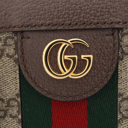 オフィディア GG スモール 2WAY ハンドバッグ トートバッグ PVC レザー ベージュ ブラウン グッチ バッグ GUCCI