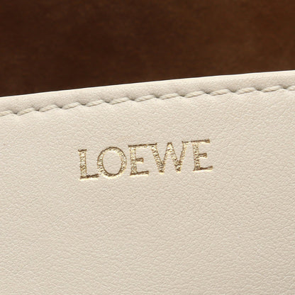 パズルフォルド ミニ 2WAY ハンドバッグ レザー ベージュ アイボリー ロエベ バッグ LOEWE