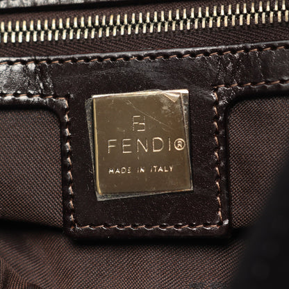 マンマバケット ハンドバッグ スウェード レザー ブラック フェンディ バッグ FENDI