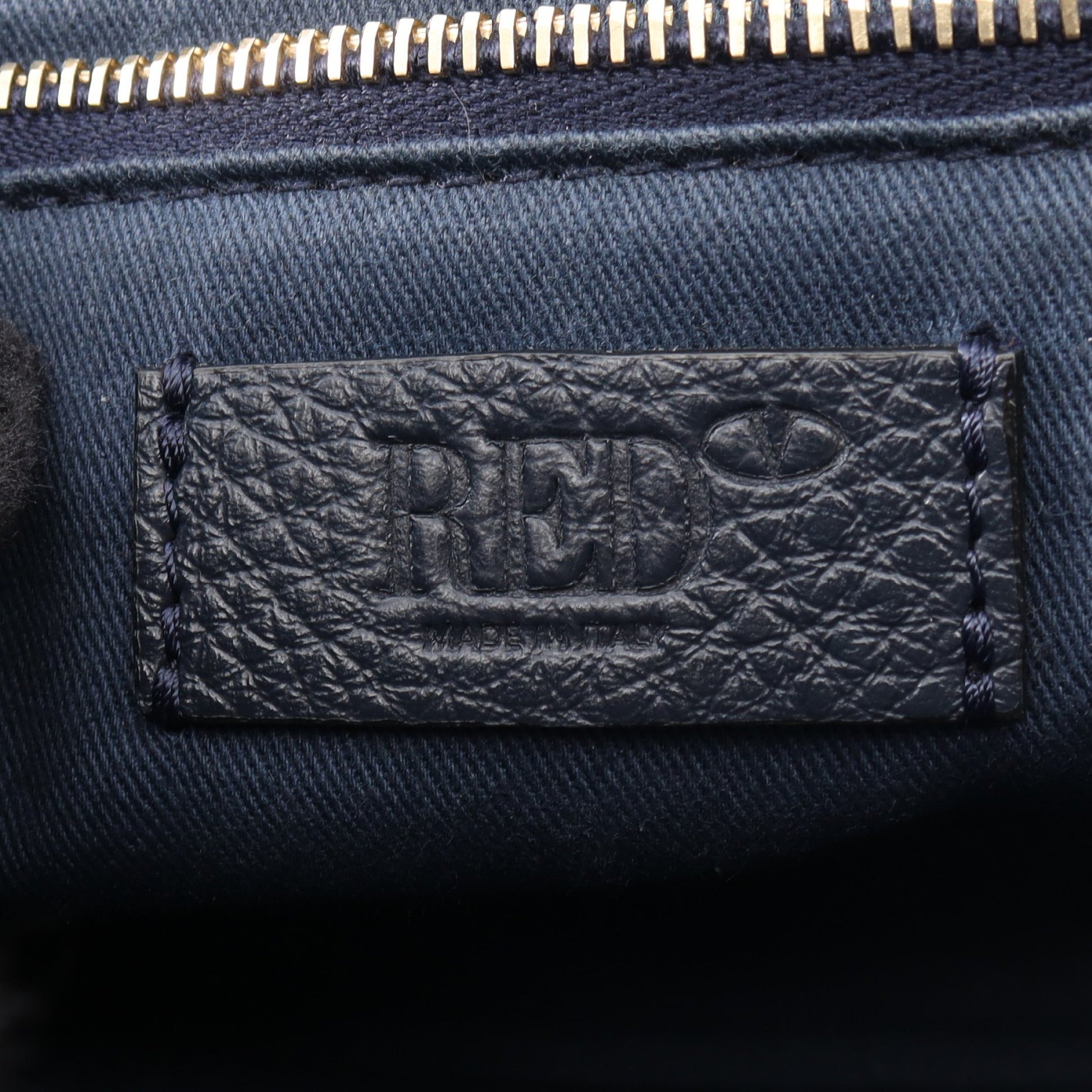 スタースタッズ ショルダーバッグ レザー ネイビー レッドヴァレンティノ バッグ RED VALENTINO