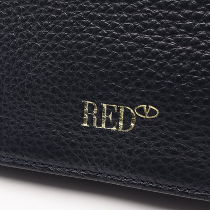 スタースタッズ ショルダーバッグ レザー ネイビー レッドヴァレンティノ バッグ RED VALENTINO