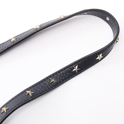 スタースタッズ ショルダーバッグ レザー ネイビー レッドヴァレンティノ バッグ RED VALENTINO