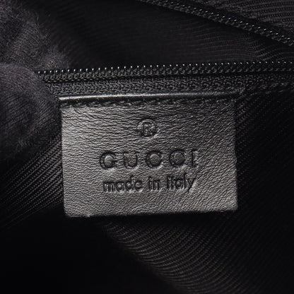 GGキャンバス ハンドバッグ トートバッグ キャンバス レザー ブラック グッチ バッグ GUCCI