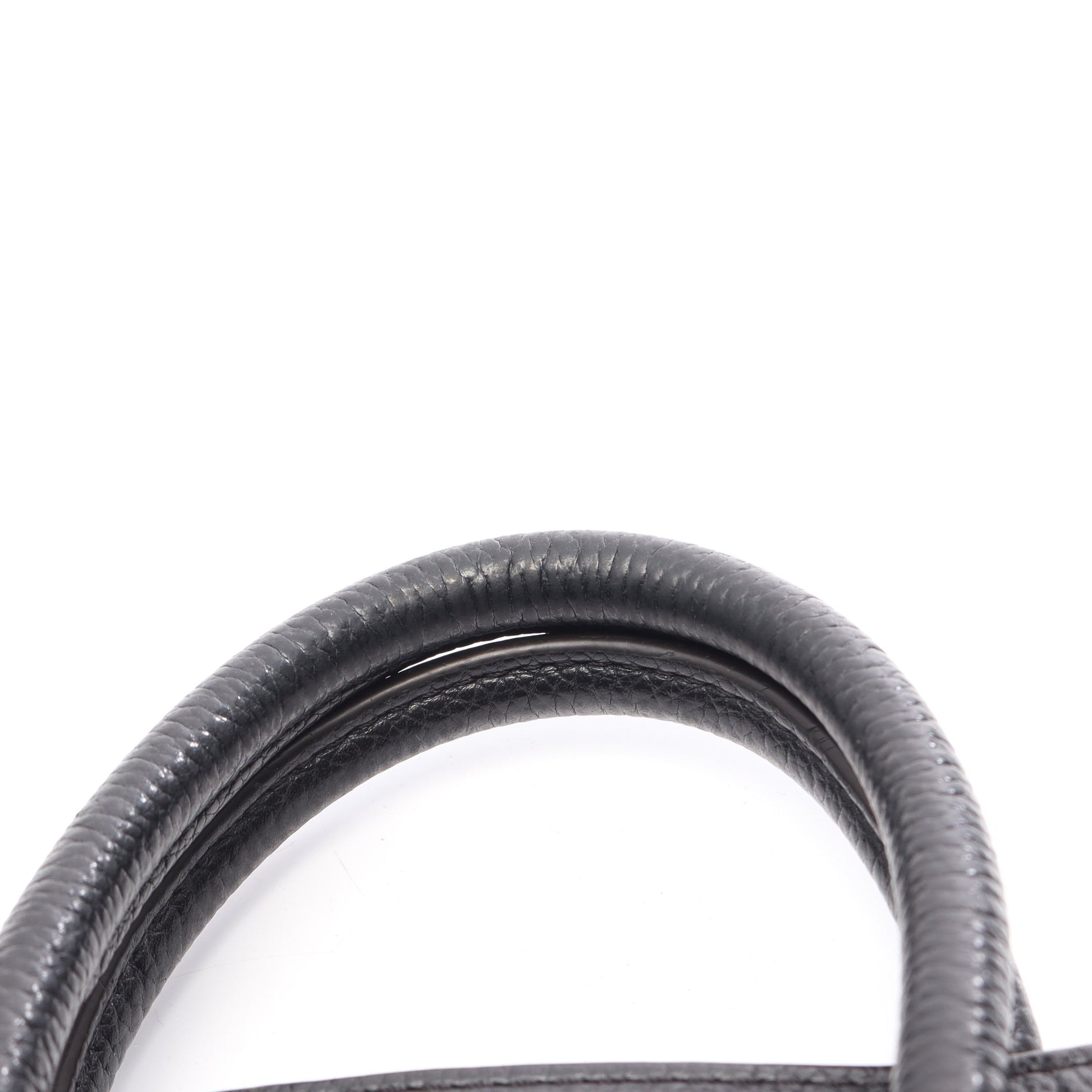 ラゲージ ナノショッパー 2WAY ハンドバッグ レザー ブラック セリーヌ バッグ CELINE
