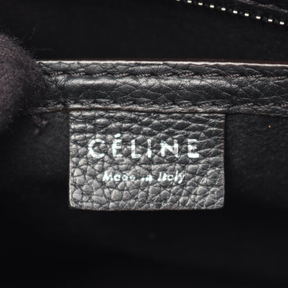 ラゲージ ナノショッパー 2WAY ハンドバッグ レザー ブラック セリーヌ バッグ CELINE