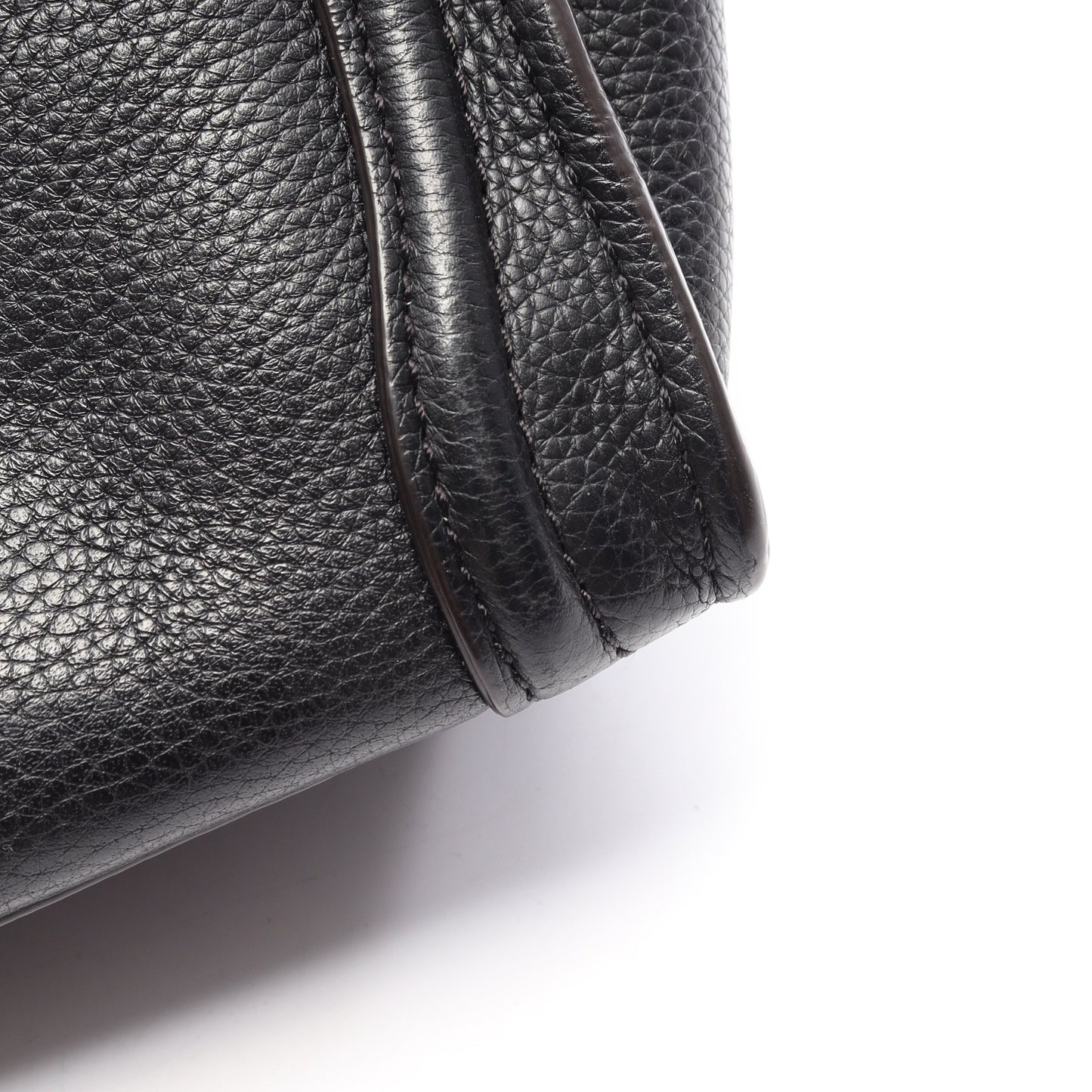 ラゲージ ナノショッパー 2WAY ハンドバッグ レザー ブラック セリーヌ バッグ CELINE