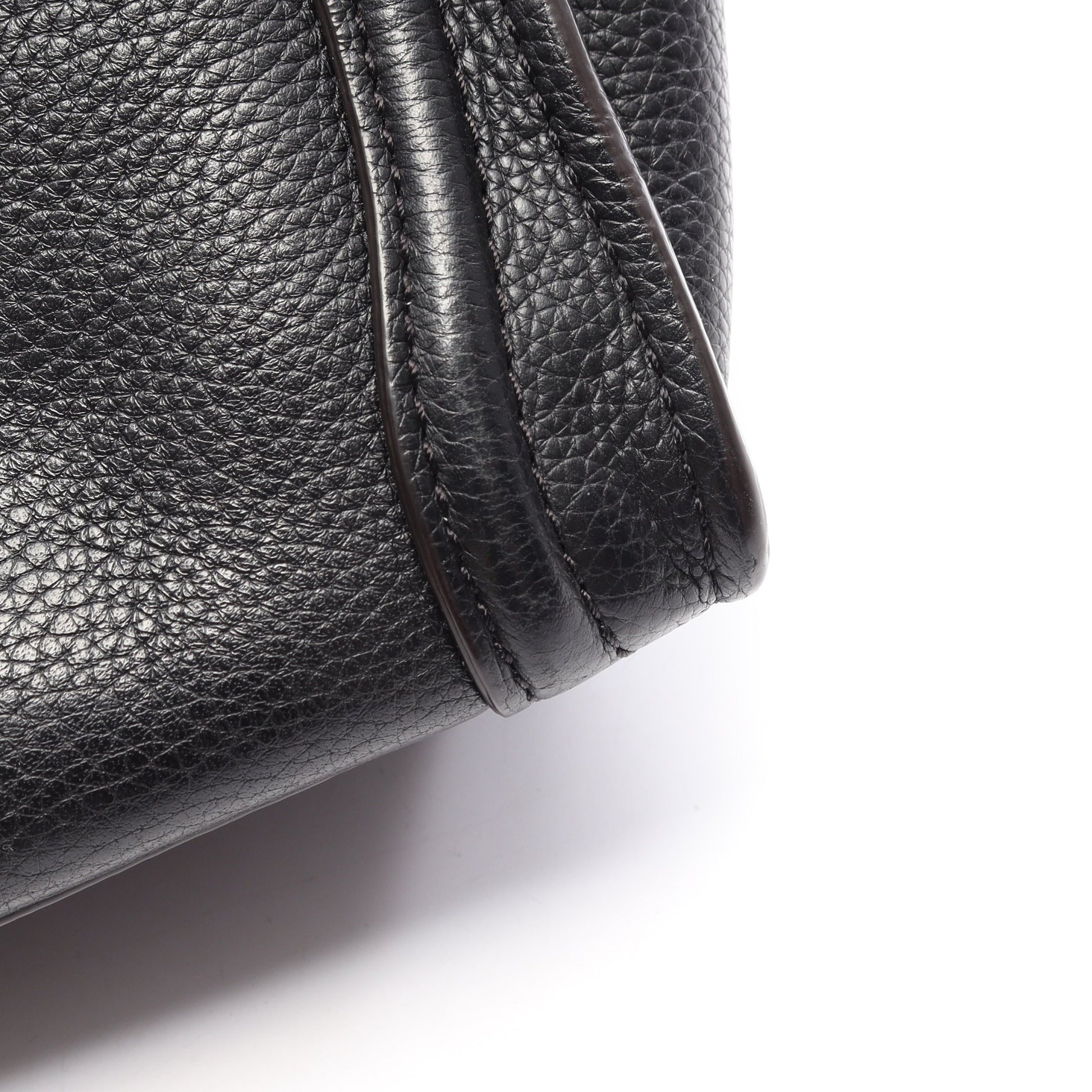 ラゲージ ナノショッパー 2WAY ハンドバッグ レザー ブラック セリーヌ バッグ CELINE