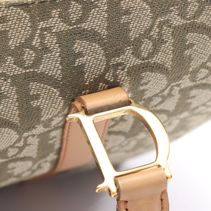 トロッター ハンドバッグ トートバッグ キャンバス レザー カーキグリーン ベージュ クリスチャンディオール バッグ Christian Dior