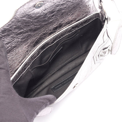 ル カゴール S ショルダーバッグ レザー シルバー バレンシアガ バッグ BALENCIAGA