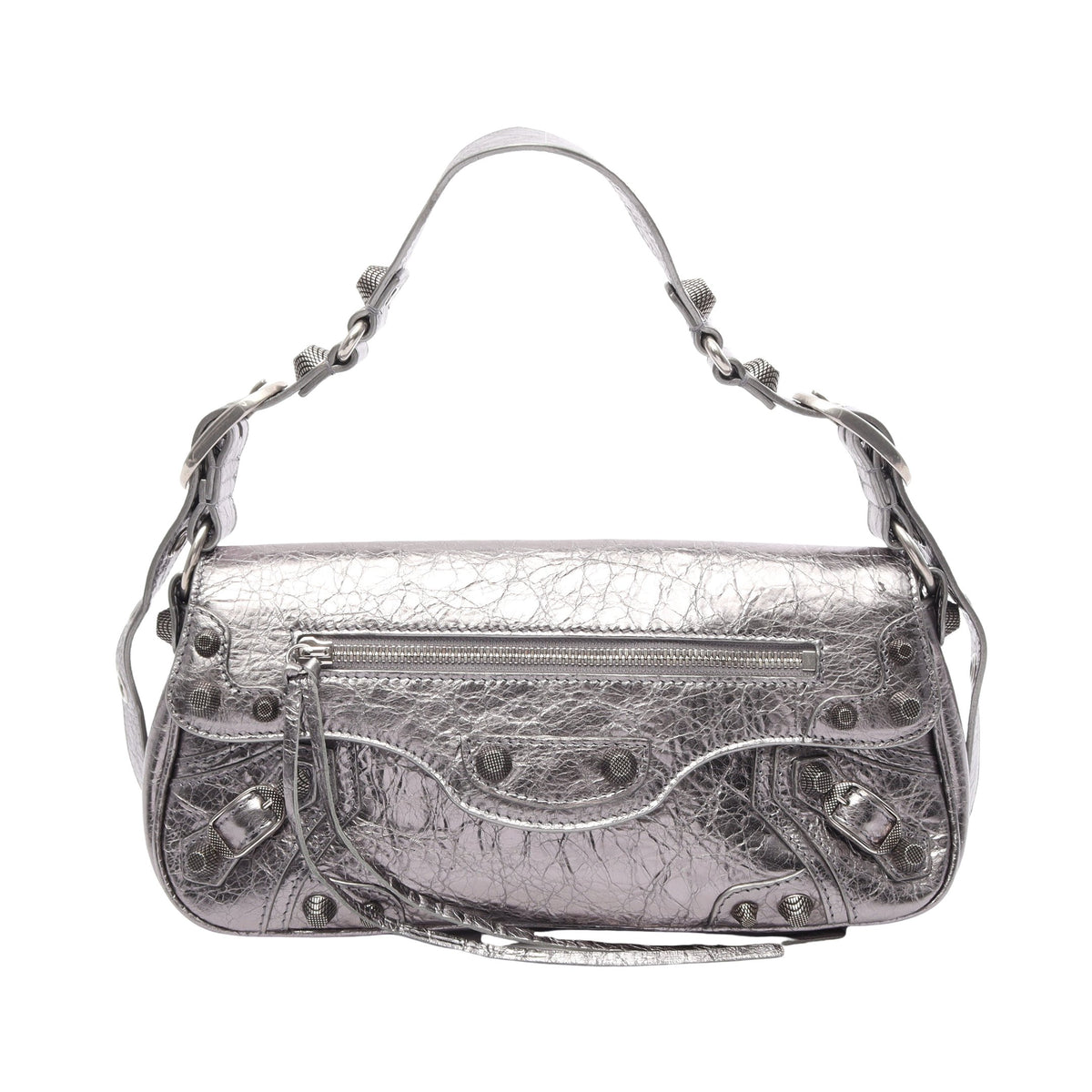 バレンシアガ BALENCIAGA ル・シティ ナノ 819671 メタリックシルバー 