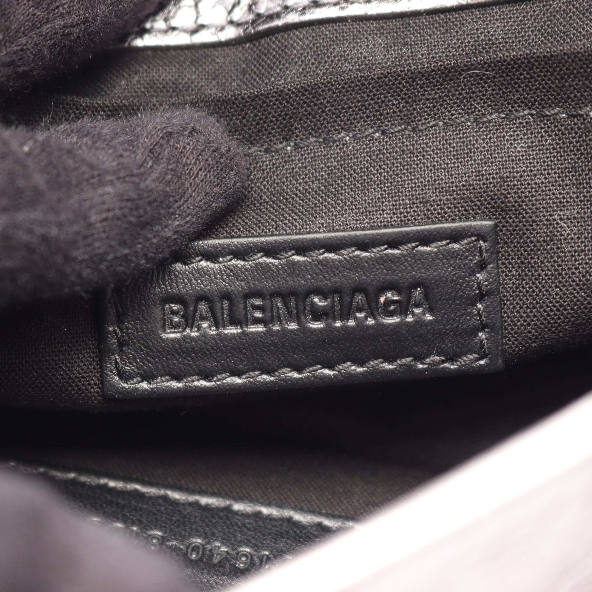 ル カゴール S ショルダーバッグ レザー シルバー バレンシアガ バッグ BALENCIAGA