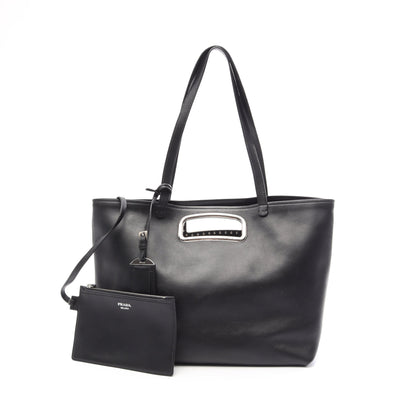 2WAY ショルダーバッグ トートバッグ レザー ブラック プラダ バッグ PRADA