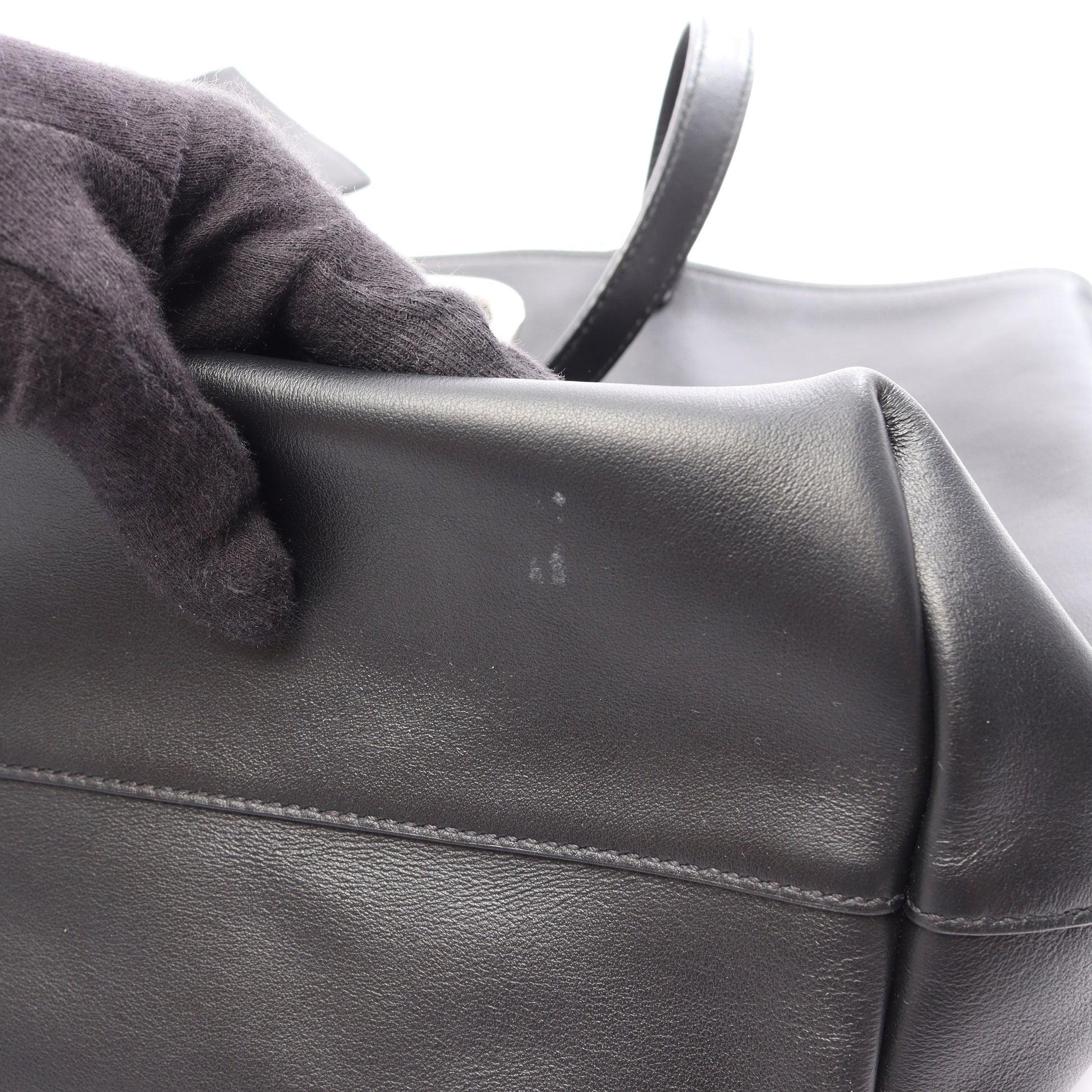 2WAY ショルダーバッグ トートバッグ レザー ブラック プラダ バッグ PRADA