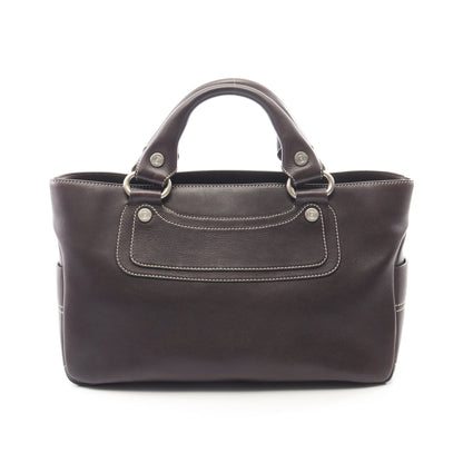 ブギーバッグ ハンドバッグ レザー ダークブラウン セリーヌ バッグ CELINE